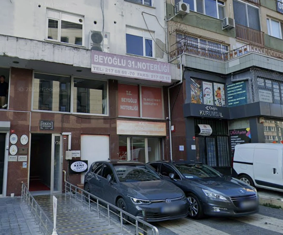 Beyoğlu 31. Noterliği — İstanbul Şişli noterlik binası