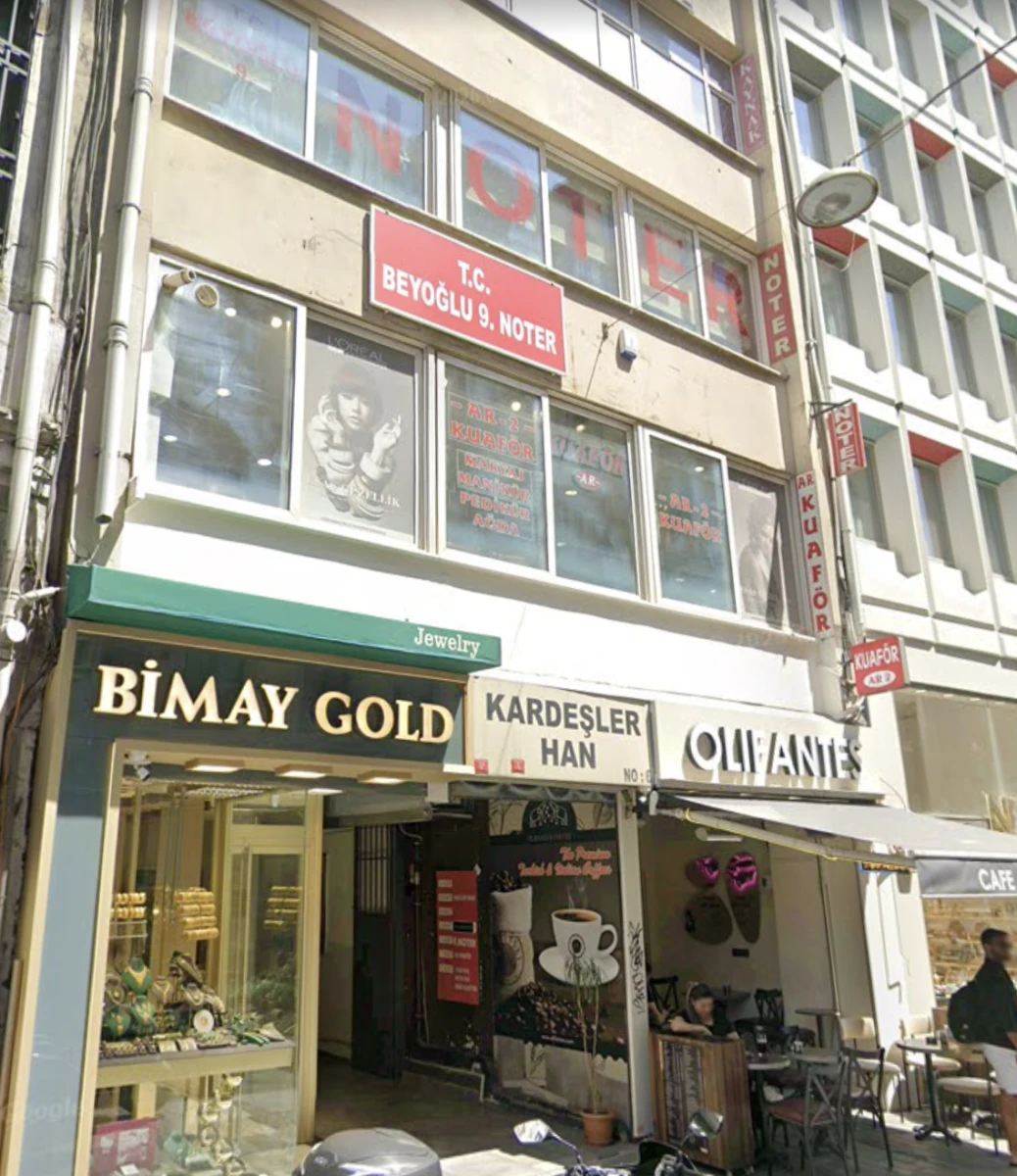 Beyoğlu 9. Noterliği — İstanbul Beyoğlu noterlik binası