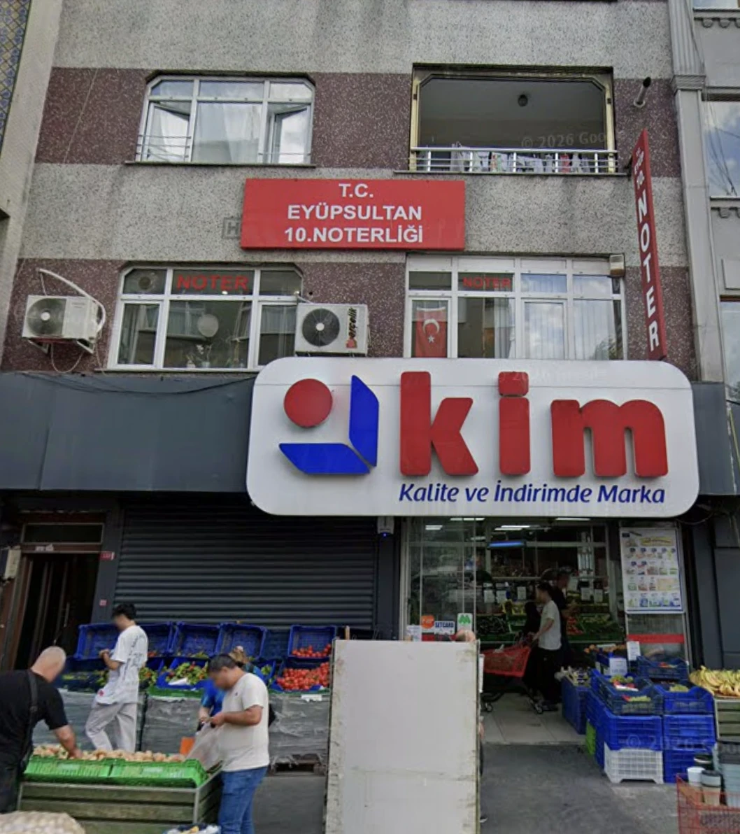Eyüpsultan 10. Noterliği — İstanbul Bayrampaşa noterlik binası